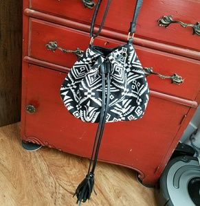 Black and White crossbody bag